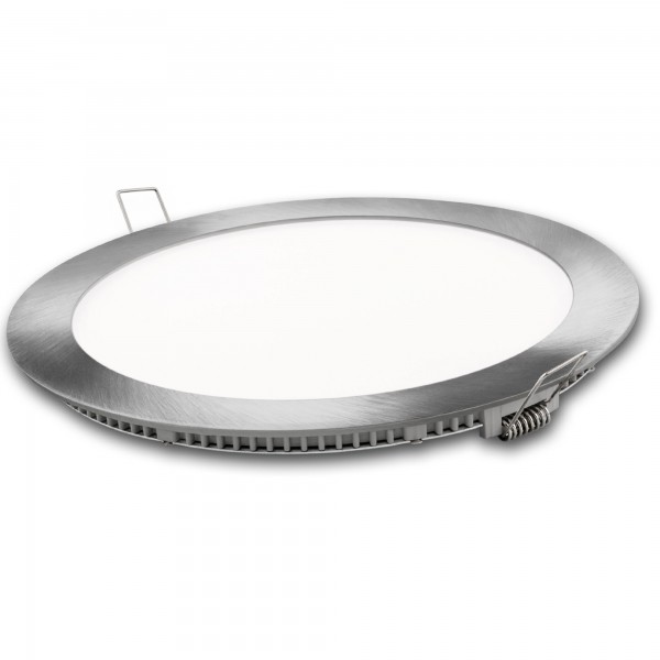 Downlight led redondo plata  6w.fria
