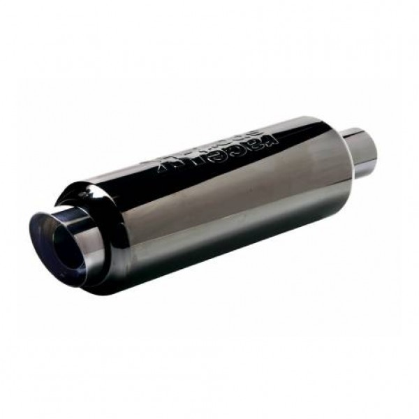 Tubo escape race sport universal acero inoxidable gun metal