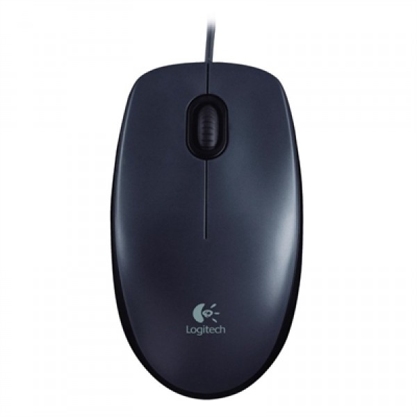 Logitech m90 ratón óptico 1000dpi usb negro