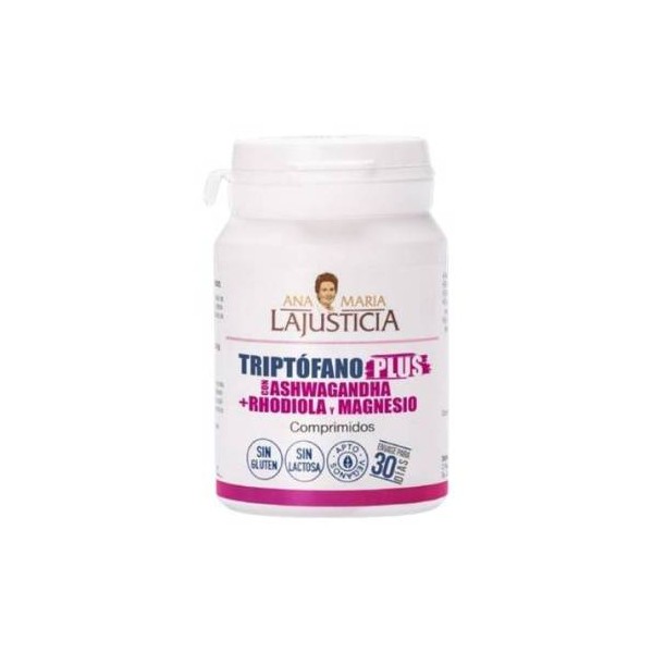 Triptofano Plus con Ashwagandha+ Rhodiola y Magnesio 60 Comprimidos