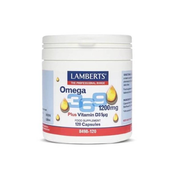Lamberts Omega 369 1200mg Vit D3 120 Capsulas Ref 8498-120