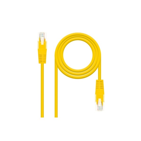 Nanocable latiguillo categoria 6 utp 0,5m amarillo
