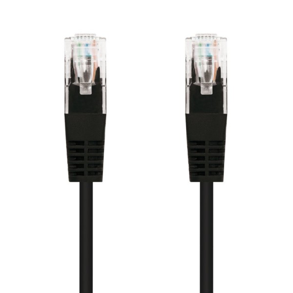 Nanocable latiguillo categoria 6 utp 0.5 m negro